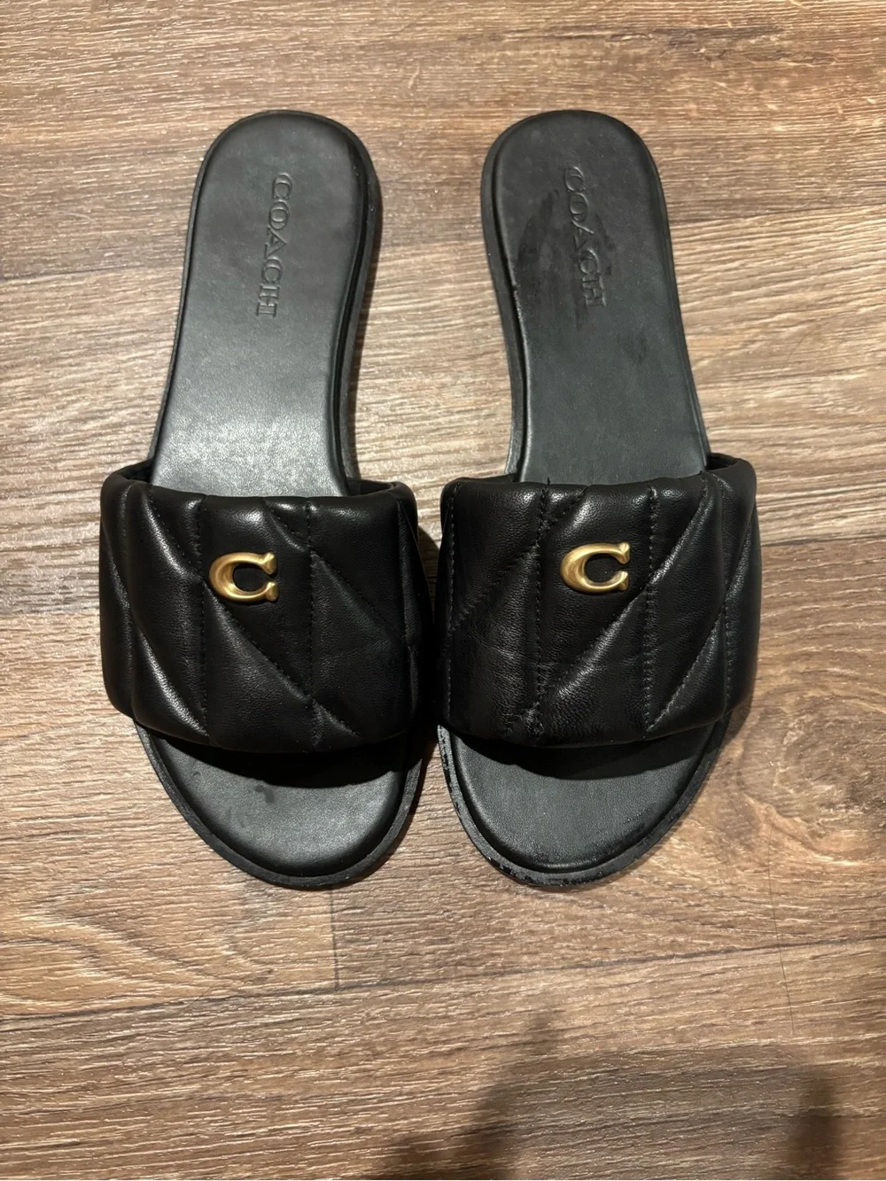 Coach Holly Quilted Sandals